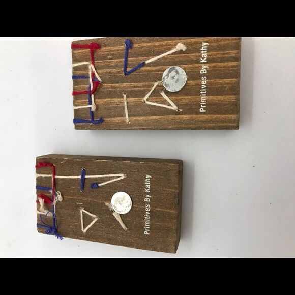 Primitives by Kathy American Star Flag Magnet Set - Picture 5 of 9